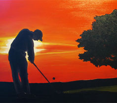 Golf at Sunset